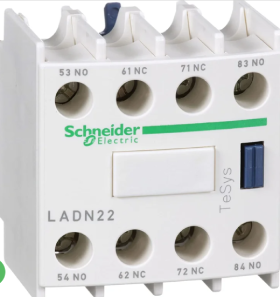 São Luís Elétrico - Bloco De Contato Schneider LADN22 Frontal 2NA+2NF Contator